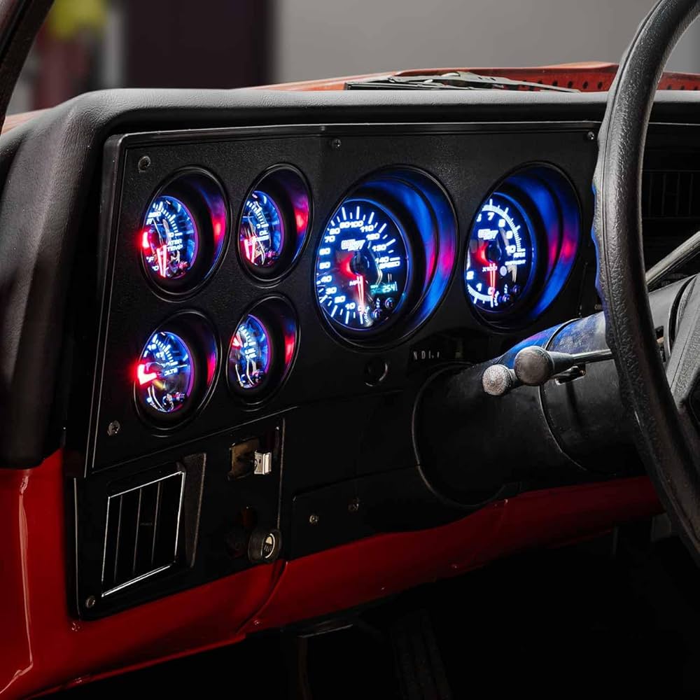 Amazon.co.jp: GlowShift 6ゲージクラスターパッケージ シボレー
